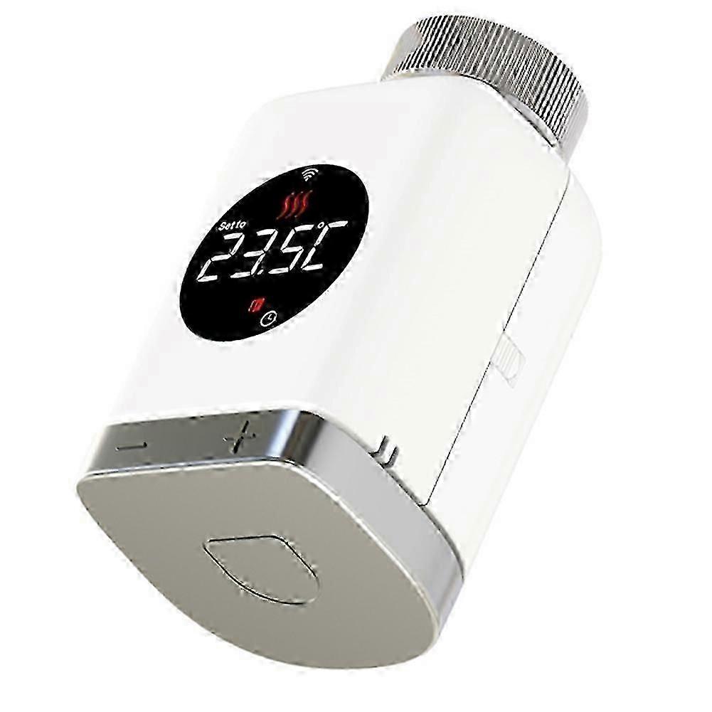 Smart Zigbee Thermostatic Radiator Valve TRV Programmable App Remote Temperature Controller for Alexa Home-Zigbee