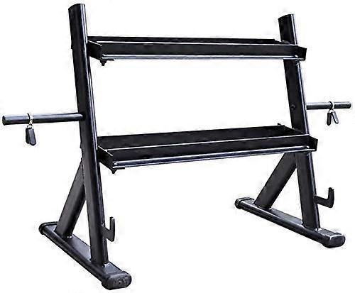Dumbbell Rack 2Tier EasyGrab Display Stand for Home Gym, Storage and Organization, Compatible with Standard Weights