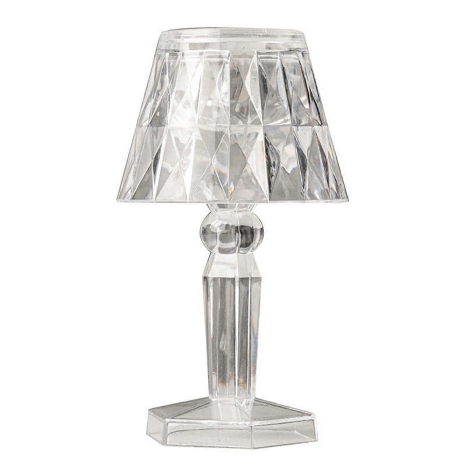 IMossad 4.5" Bedroom Touch Control Crystal Table Lamp