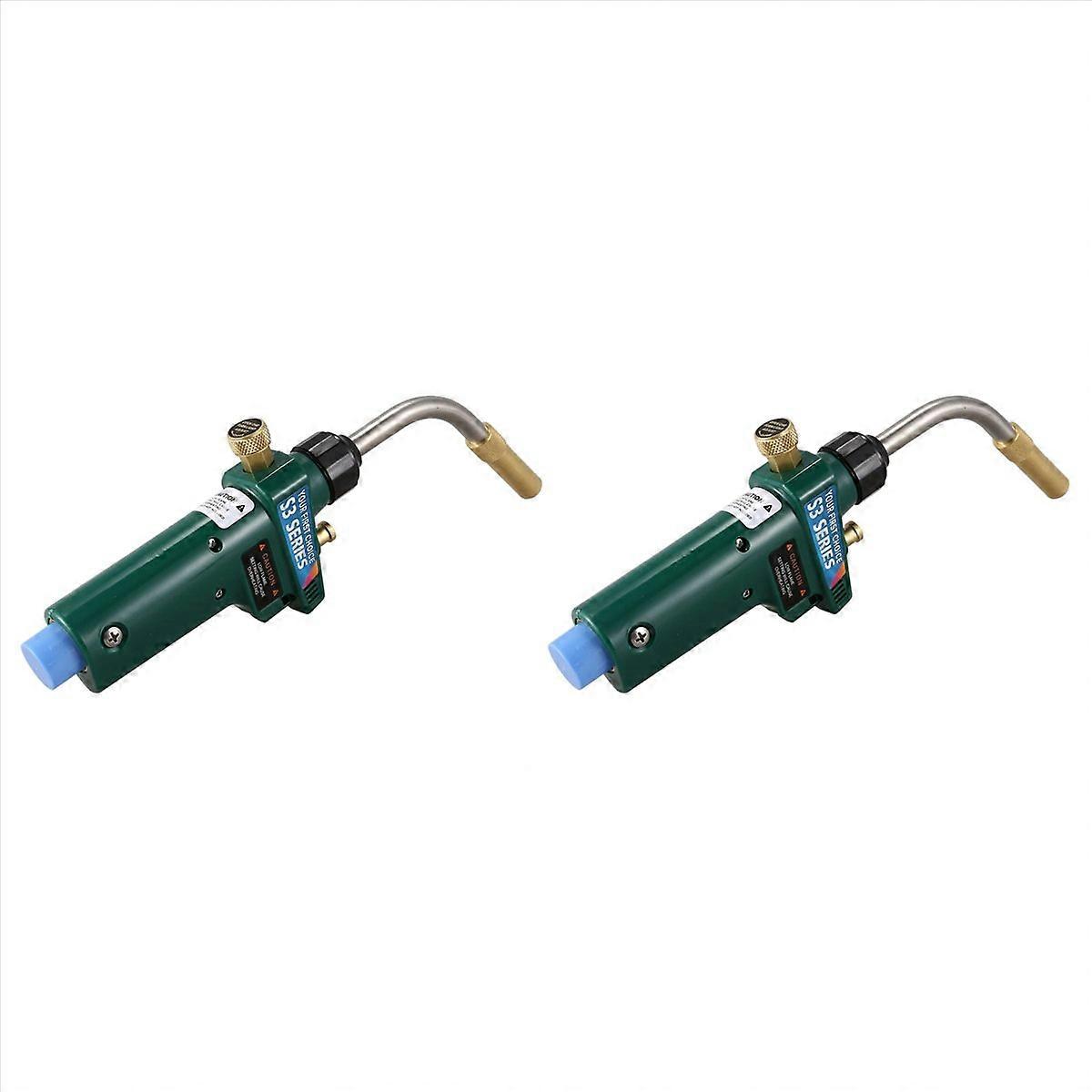 2X Braze Welding Torch Mapp Propane Gas Torch Self Ignition W Trigger Style Cga600 Heating Solder Bu
