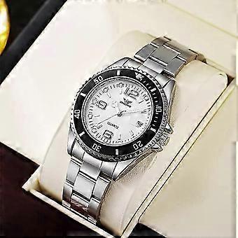 High Quality Top Brand Relogio Masculino Men Quartz Watches Fashion Calendar Stainless Steel Watch For Men Montre Homme 26s
