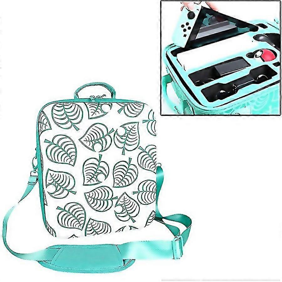 For Animal Forest Friends Themed Game Machine Storage Bag For Switch Stylevertical Section