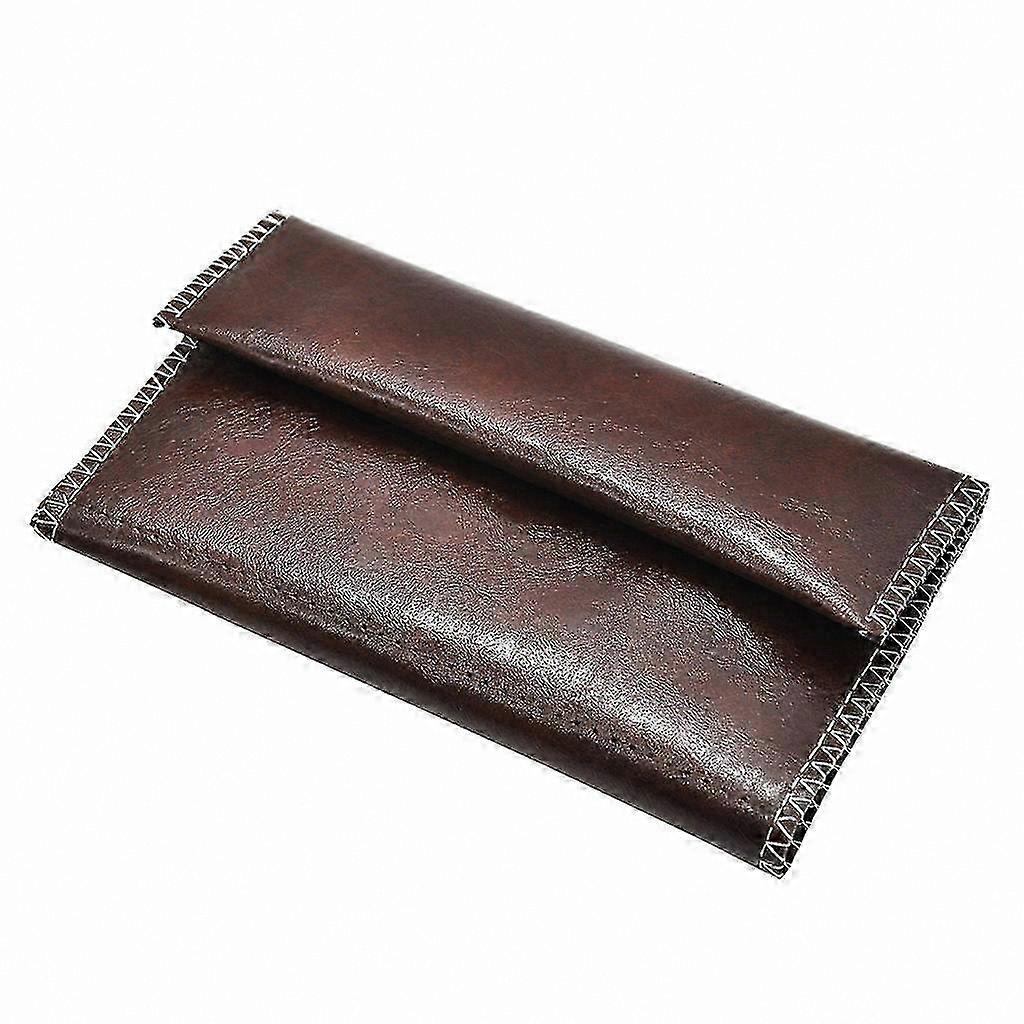 Zippered Artificial Leather Tobacco Pouch for Cigarette Storage