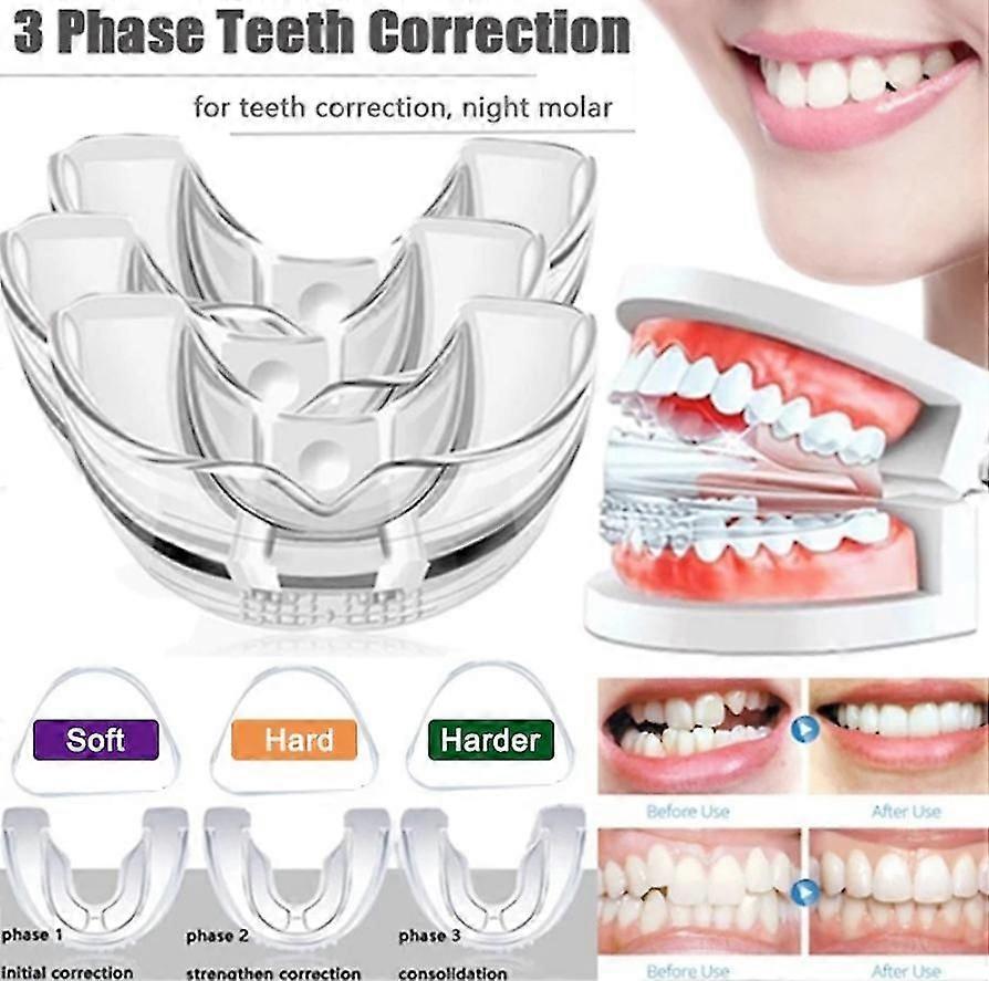 3pcs/set Dental Tooth Orthodontic Appliance Trainer for Alignment Braces