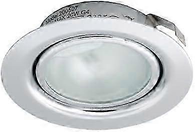 suitable for Lighting 12v 20w halogen recessed downlight chrome warm white low voltage (Driver Required)-jc