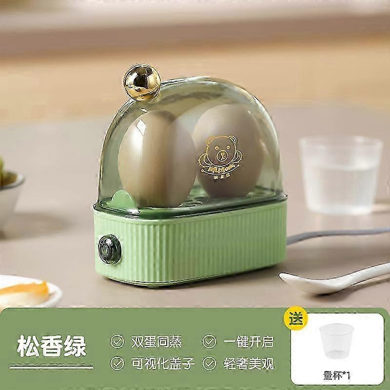 Liten äggkokare Multifunktionell äggångare sovsal hushåll varm källa ägg kokt äggmaskin 1 person frukost