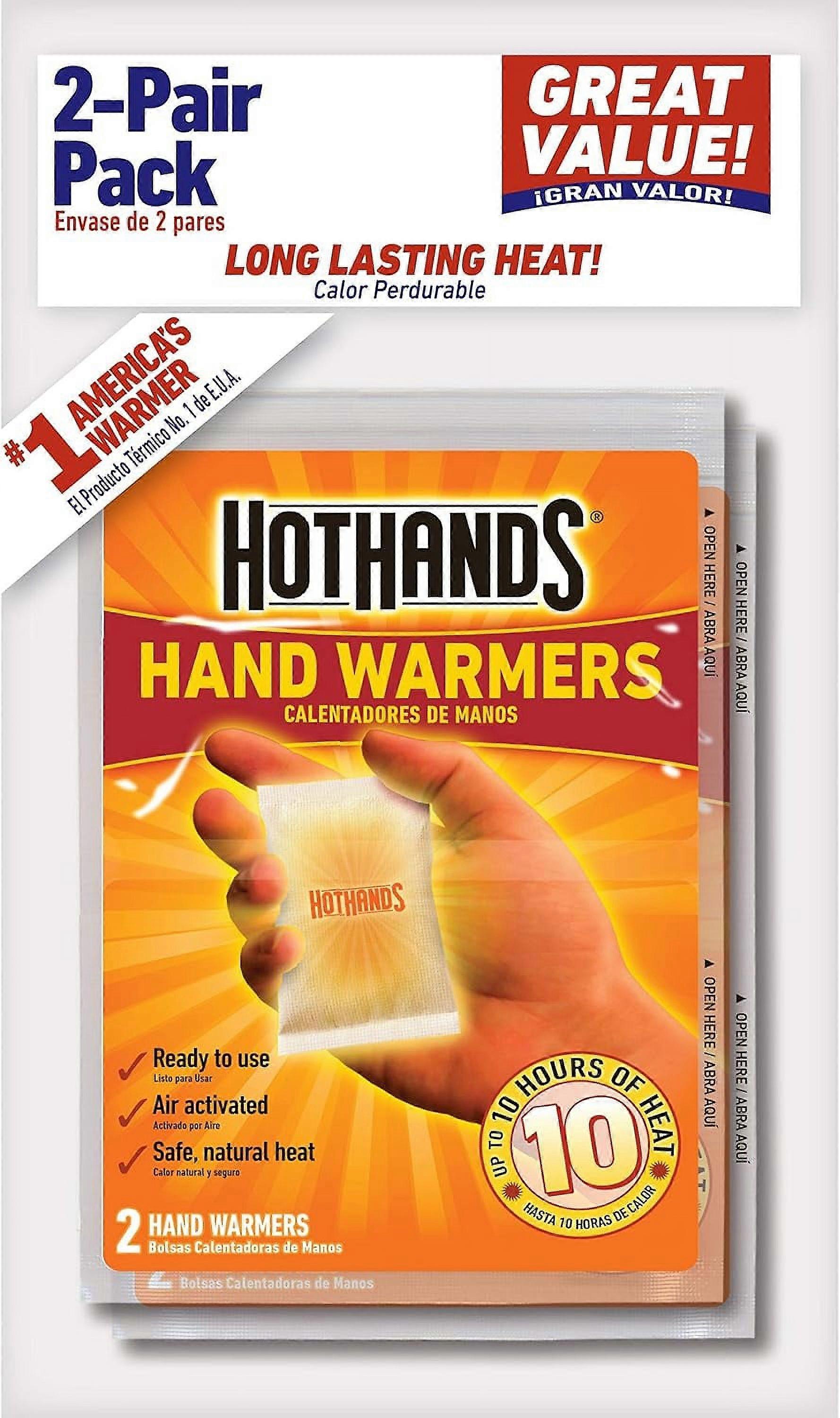 2pcs Hand Warmers, 12 Count (6 Pack with 2 Warmers per Pack) Up to 8 Hours of Heat