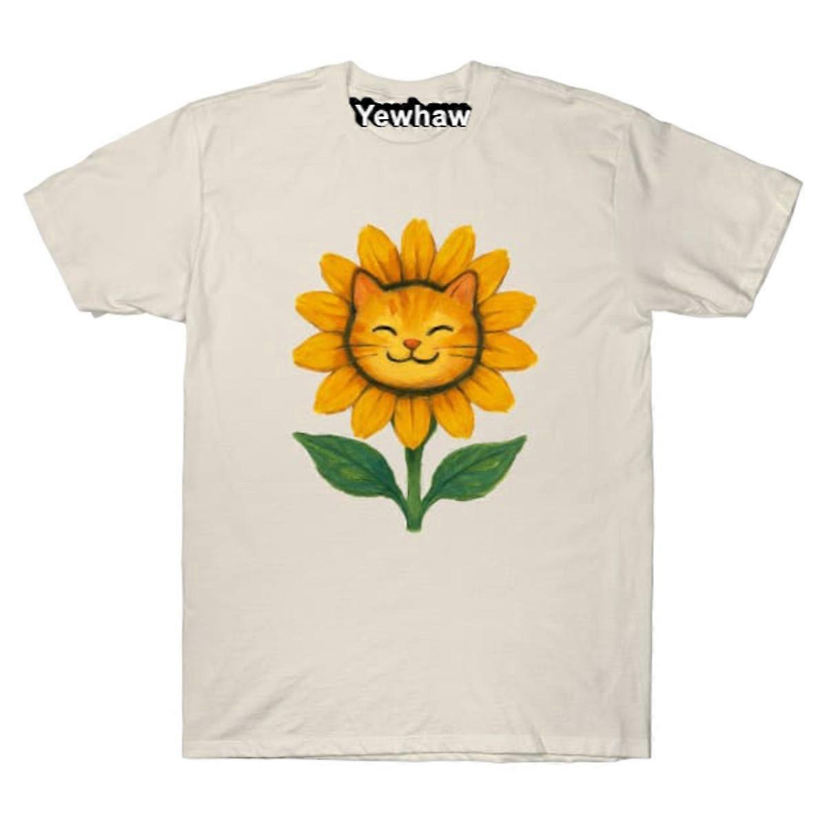 Sunflower Ginger Cat T-shirt