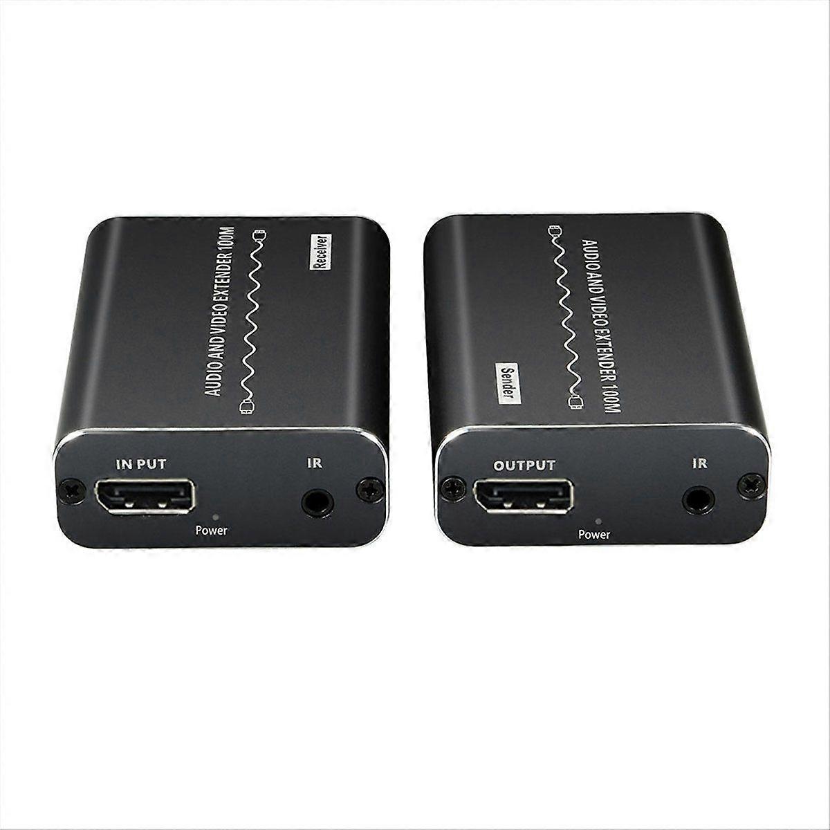 4K DP Extender 120KM Audio Video Transmission IR Infrared Extension DP1.4 for Computer Screen Image