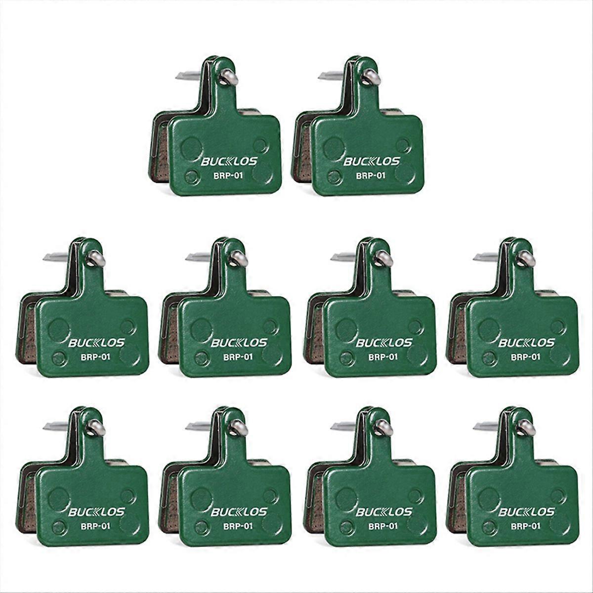 BUCKLOS Sykkelbremseklosser Hydrauliske Skivebremseklosser 10 Par