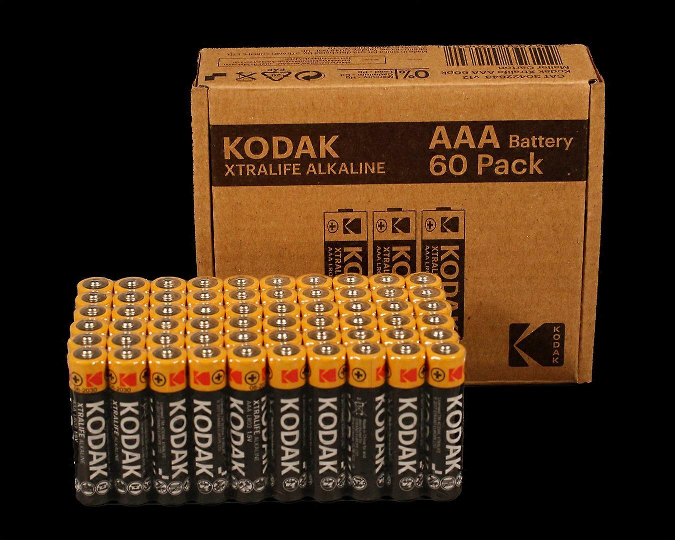 Kodak Xtralife Alkaline Aaa Batteri (60-pack)