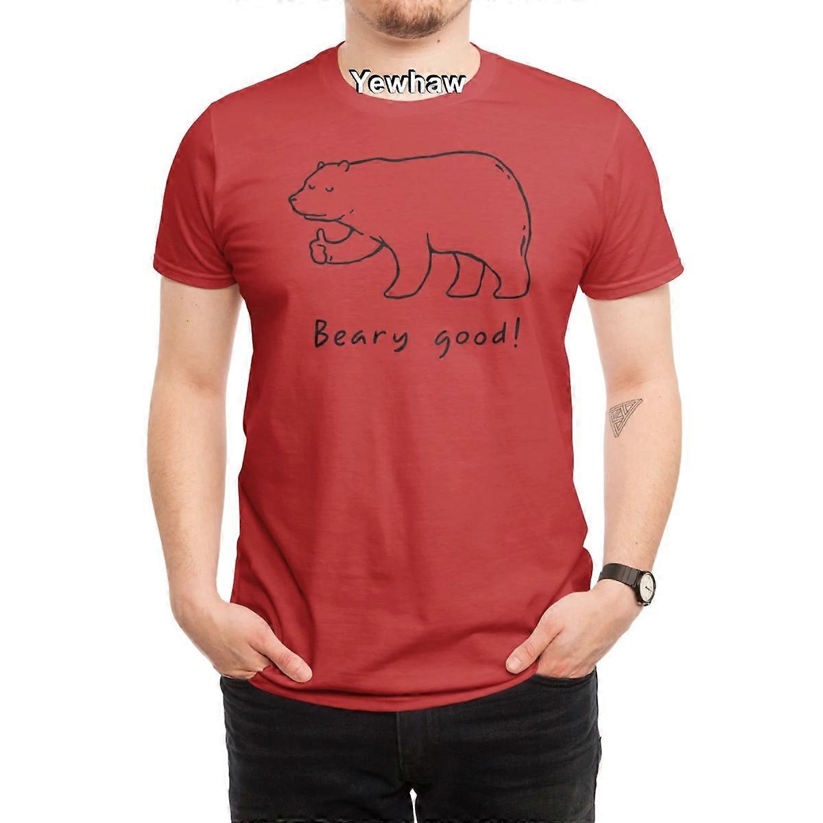 Beary Good T-Shirt thumbs-up γραμμή που σχεδιάζει χιουμοριστικό κείμενο