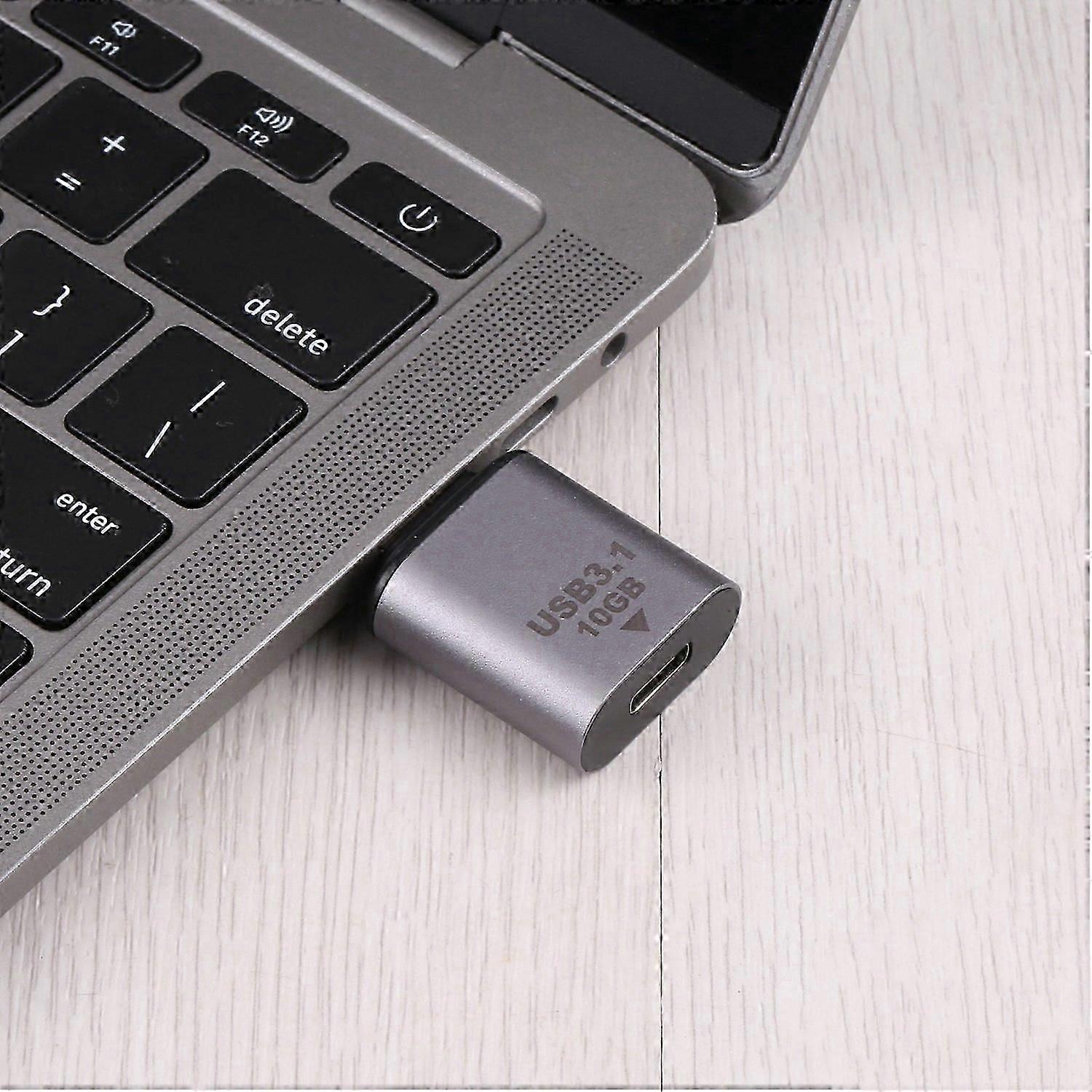 USB 3.1 to Type C Adapter Up to 10Gbps Data Transfer Speeds Aluminum Shell Laptop Computer USB C