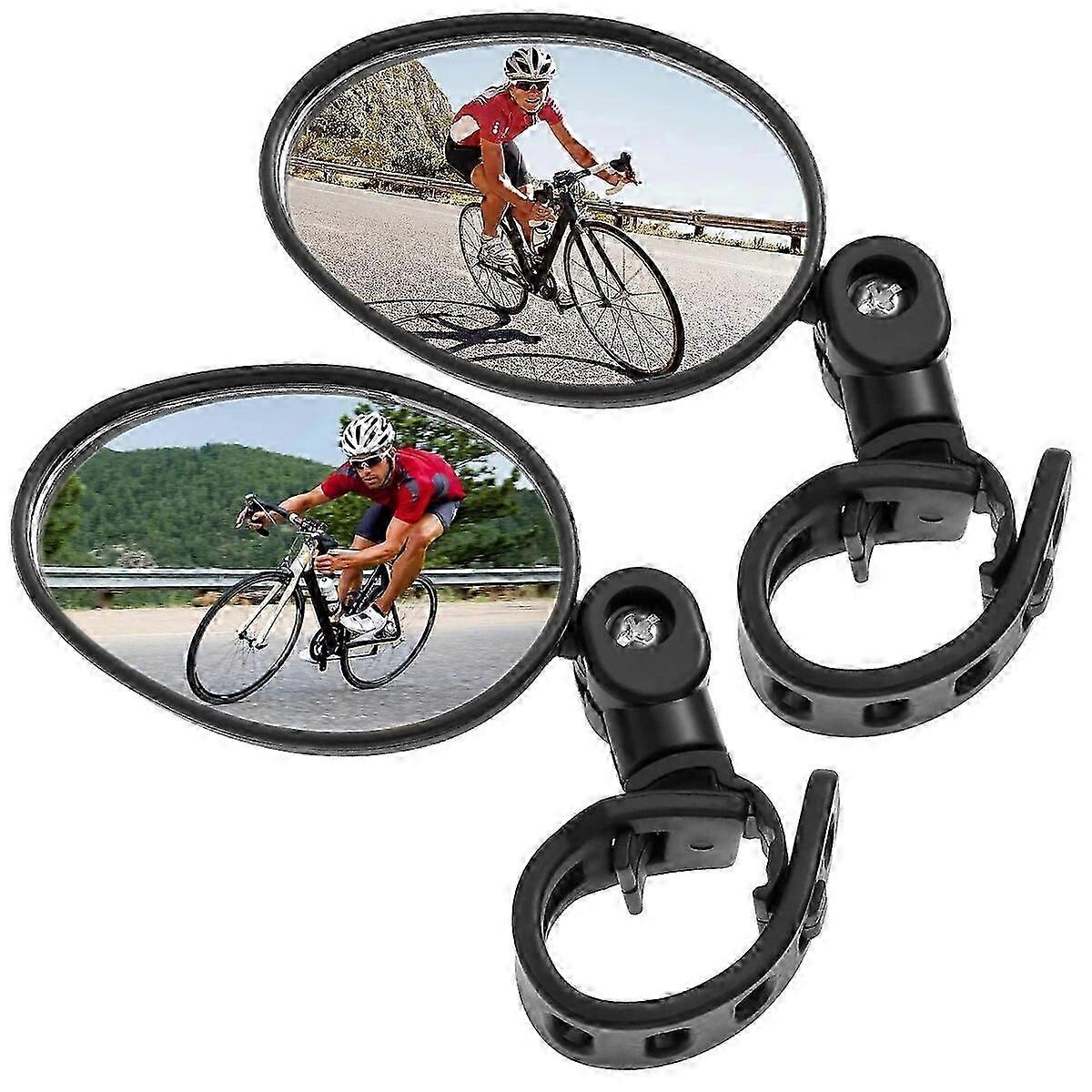 Universal Bicycle Rearview Mirror Adjustable 360 Rotate Wide Angle Cycling Handlebar Rear View Mirrors for MTB Road Bike Access