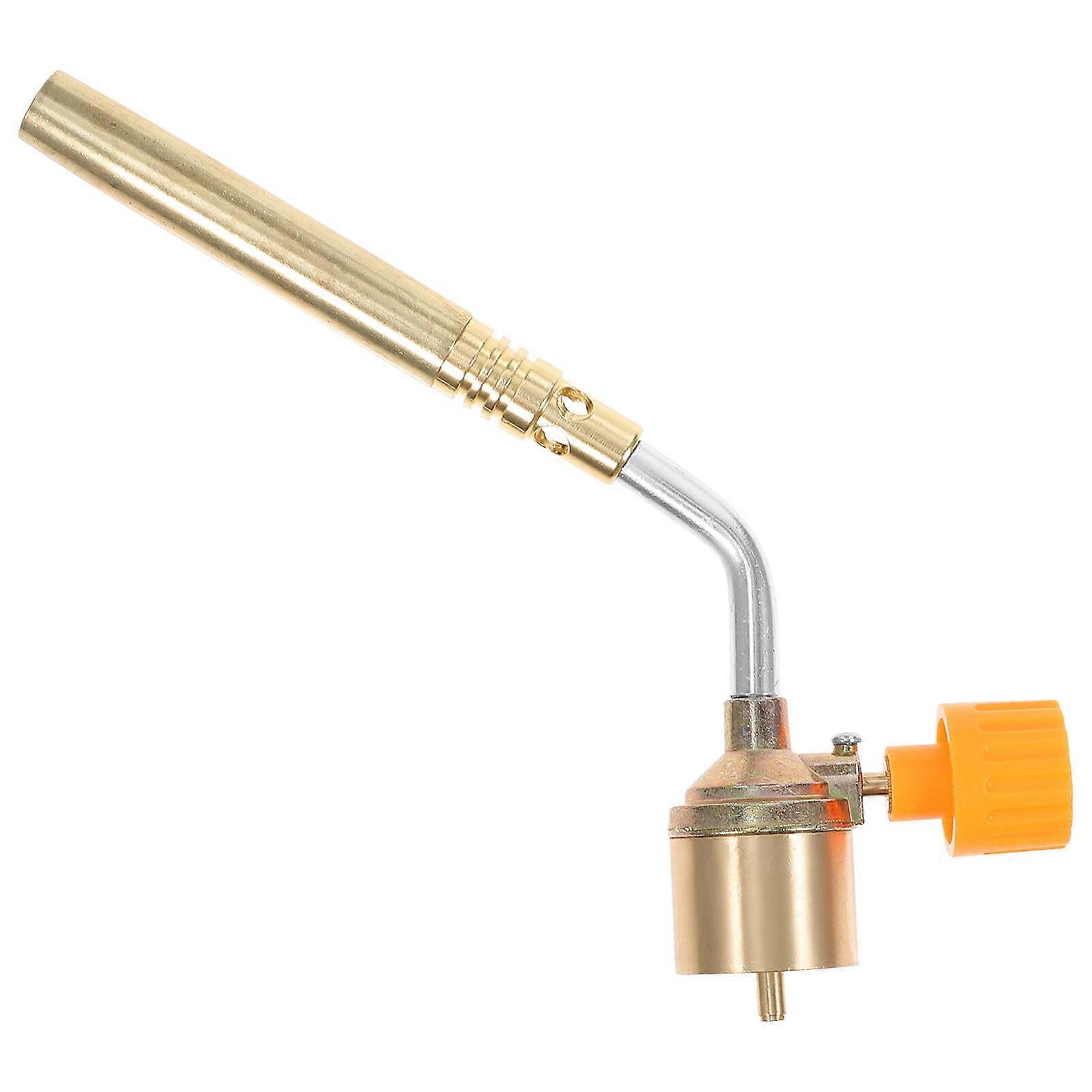 Gas Torch with Flame Control Welding Mini Lighter Burner Benzomatic Thrower Copper Abs