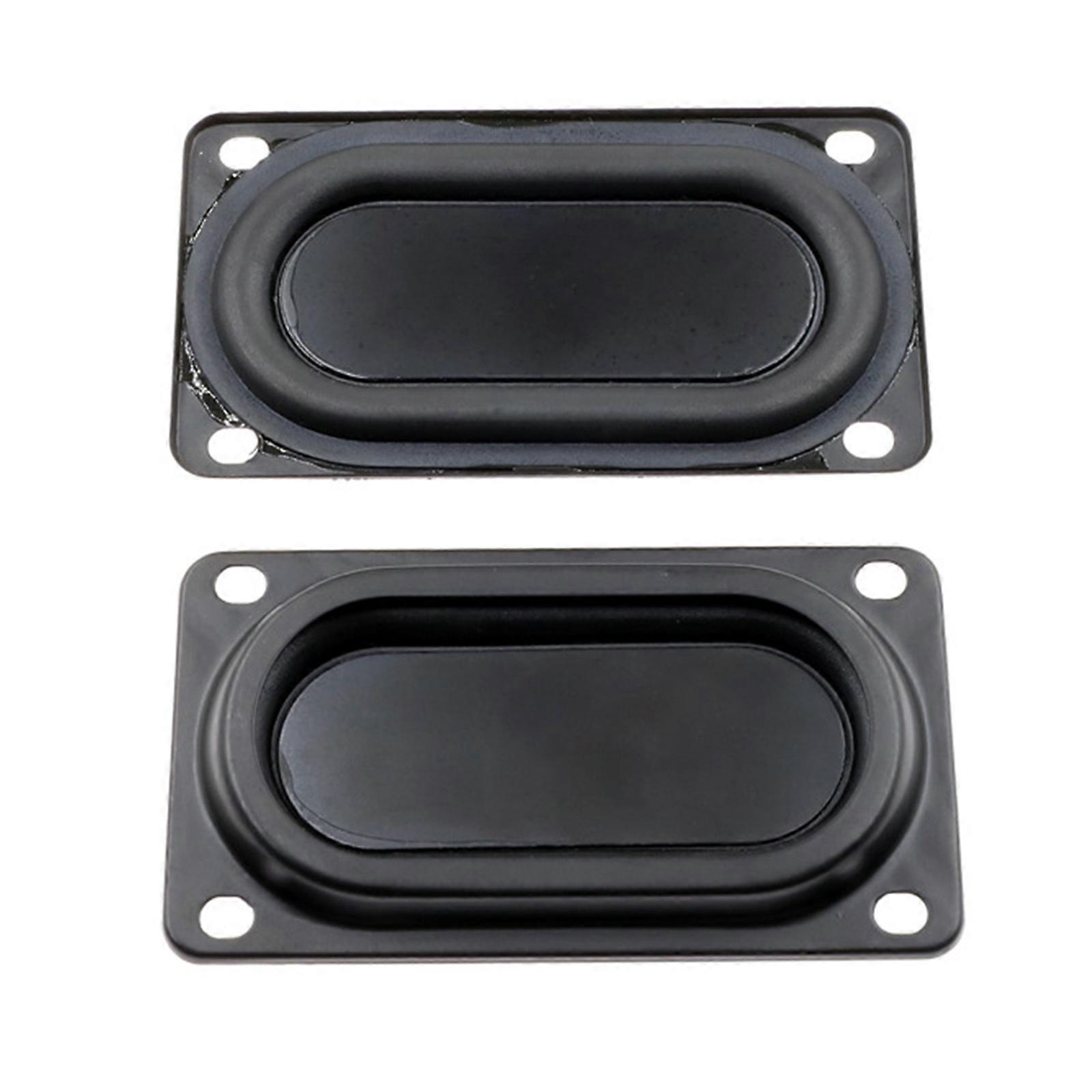 2pcs/set Rubber Vibration Membrane 5090 Passive Bass Resonance Plate Diaphragm with Mounting Holes for Speakers Multicolor