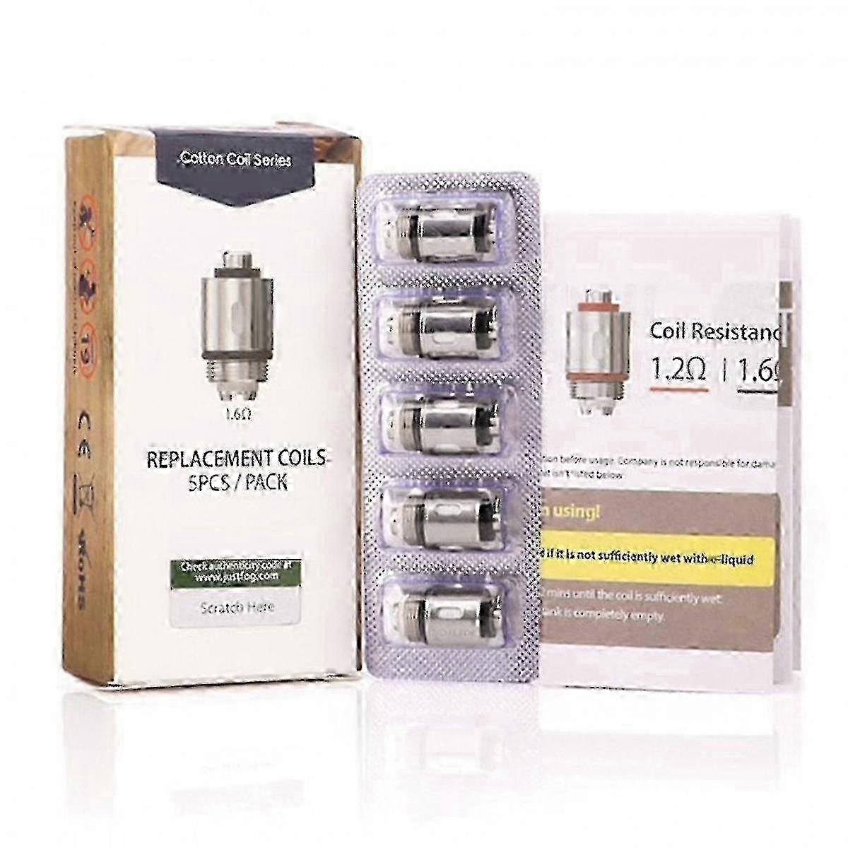 Replacement Coils For P16a Model 1.6ohm Pack Of 5