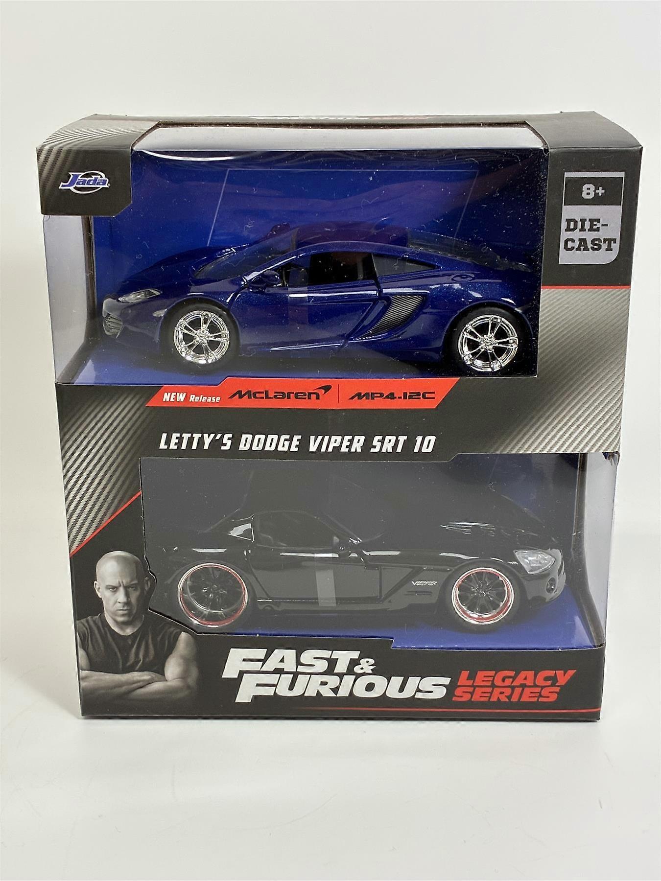 Fast and Furious Twin Set McLaren MP4 12C and Lettys Dodge Viper SRT 10 1:32 Jada 35694
