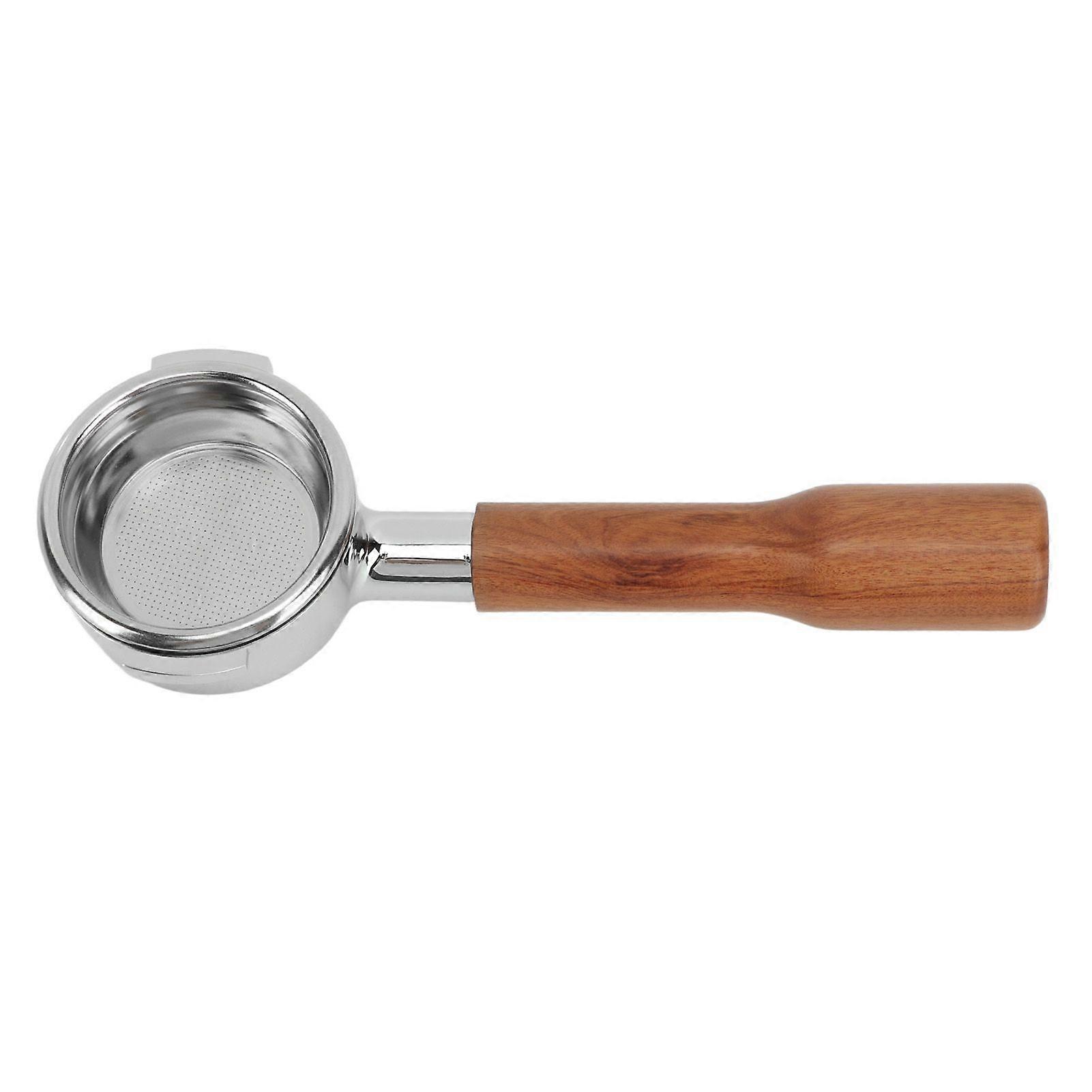 58mm Bottomless Coffee Portafilter Single Layer Aluminum Alloy Portafilter Coffee Machine Bottomless Filter For Expobar C1 RedwoodSH