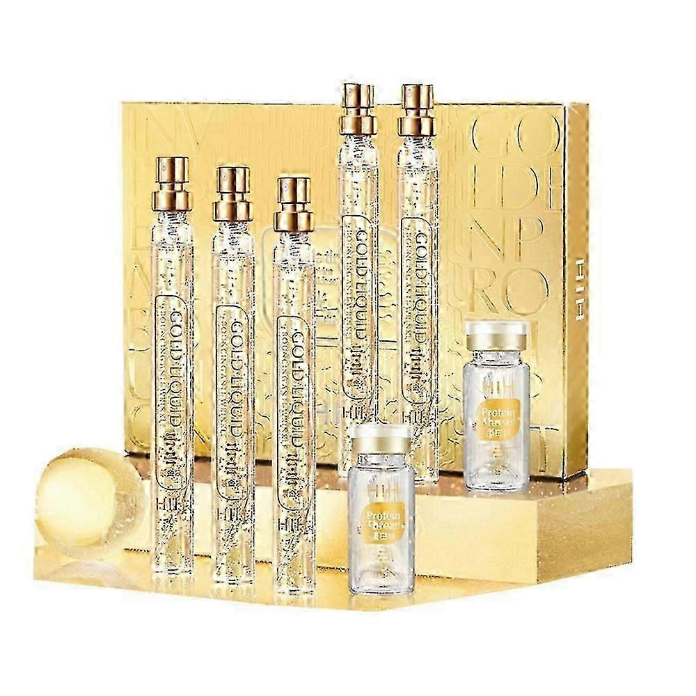 Suitable for 7x Peptide Collagen Essence Kit Anti-Aging Nano Instant Filling Moisturizing Skincare Set-JC