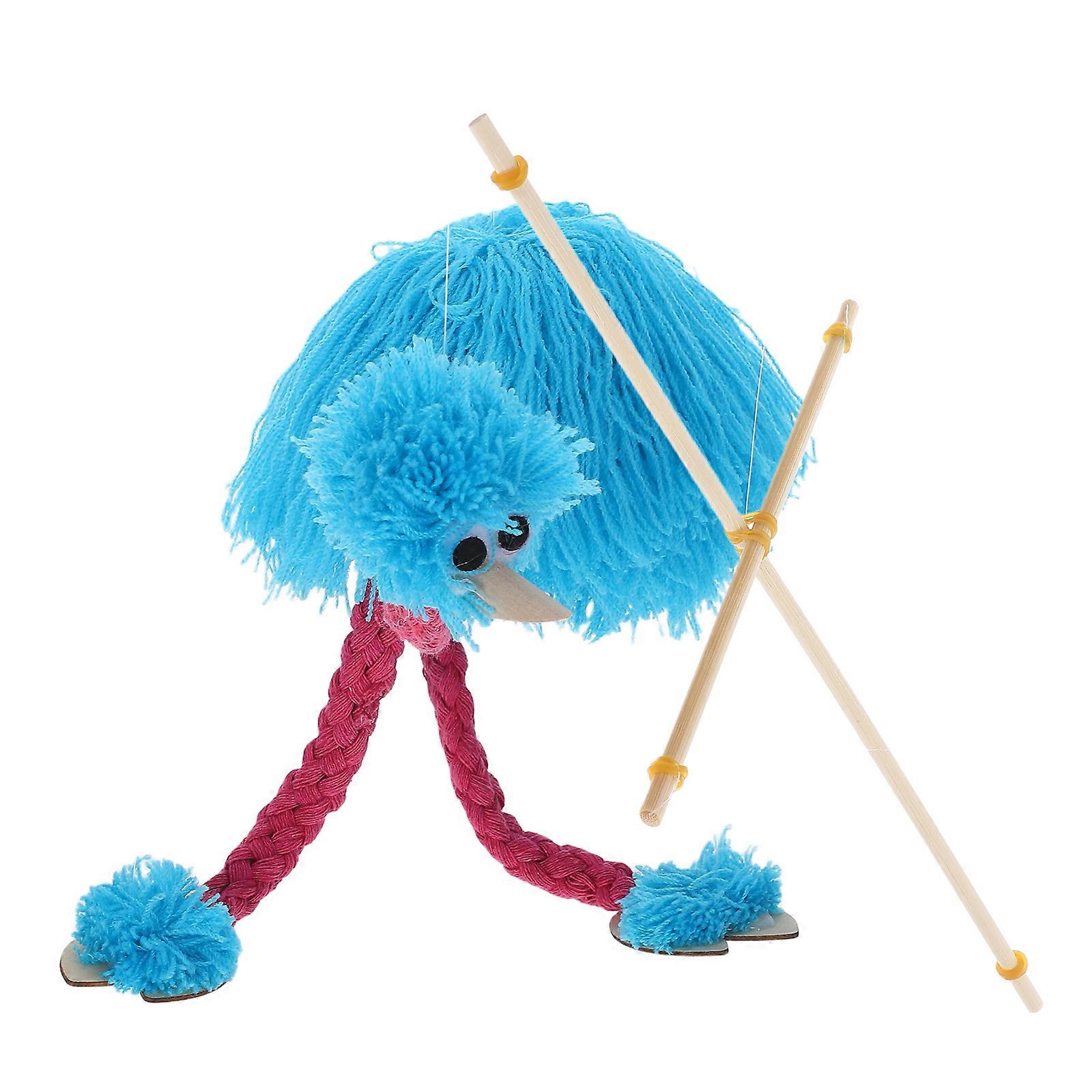 Plush Animals Marionette Puppet Toy for Kids with Pine Wood Material