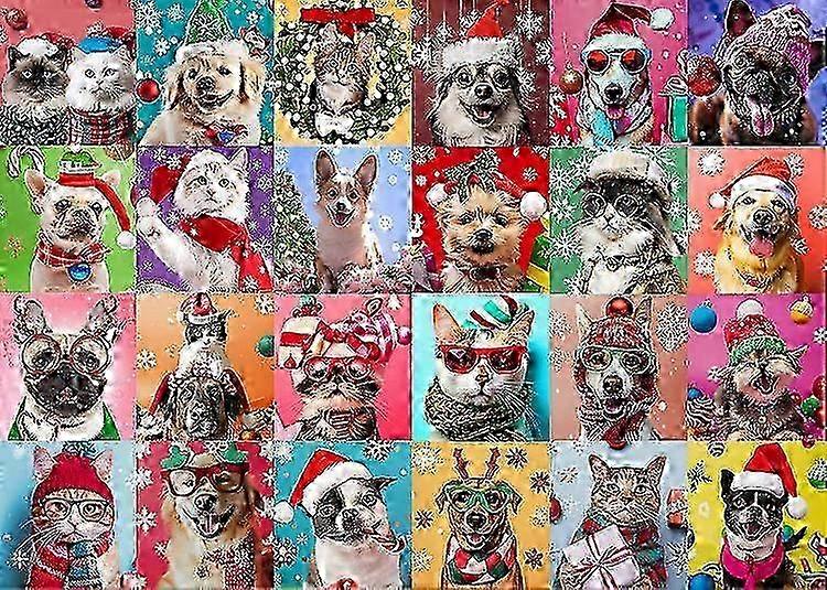 Festive Countdown Calendar for Home with Surprise Christmas Boxes5. Holiday Advent Calendar for Family with 24 Day Puzzle Activities