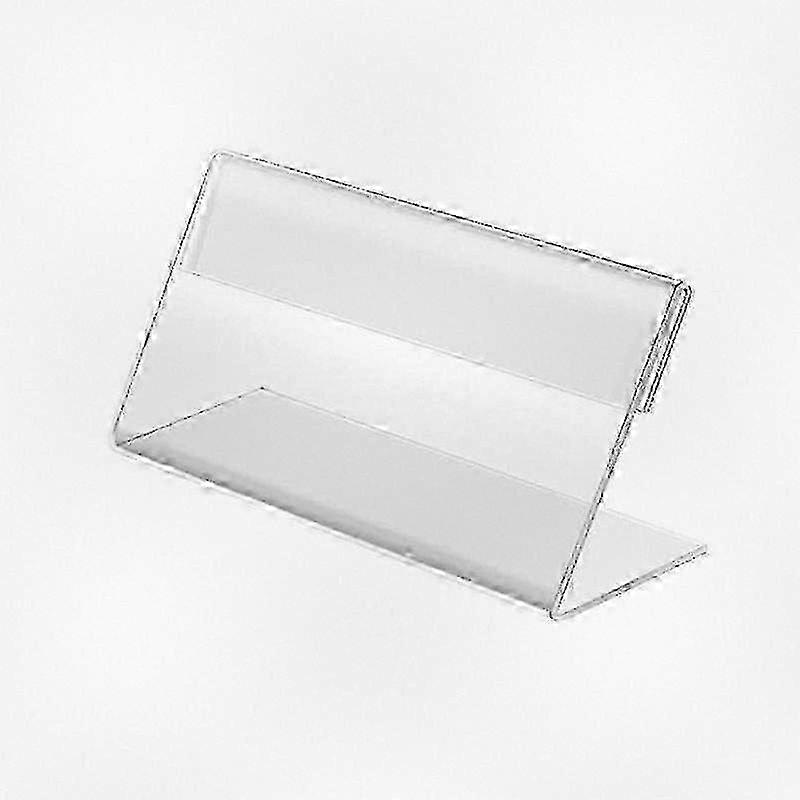 50pcs Desktop Sign Holder Price Tag Display Stand Business Card Information Label Counter