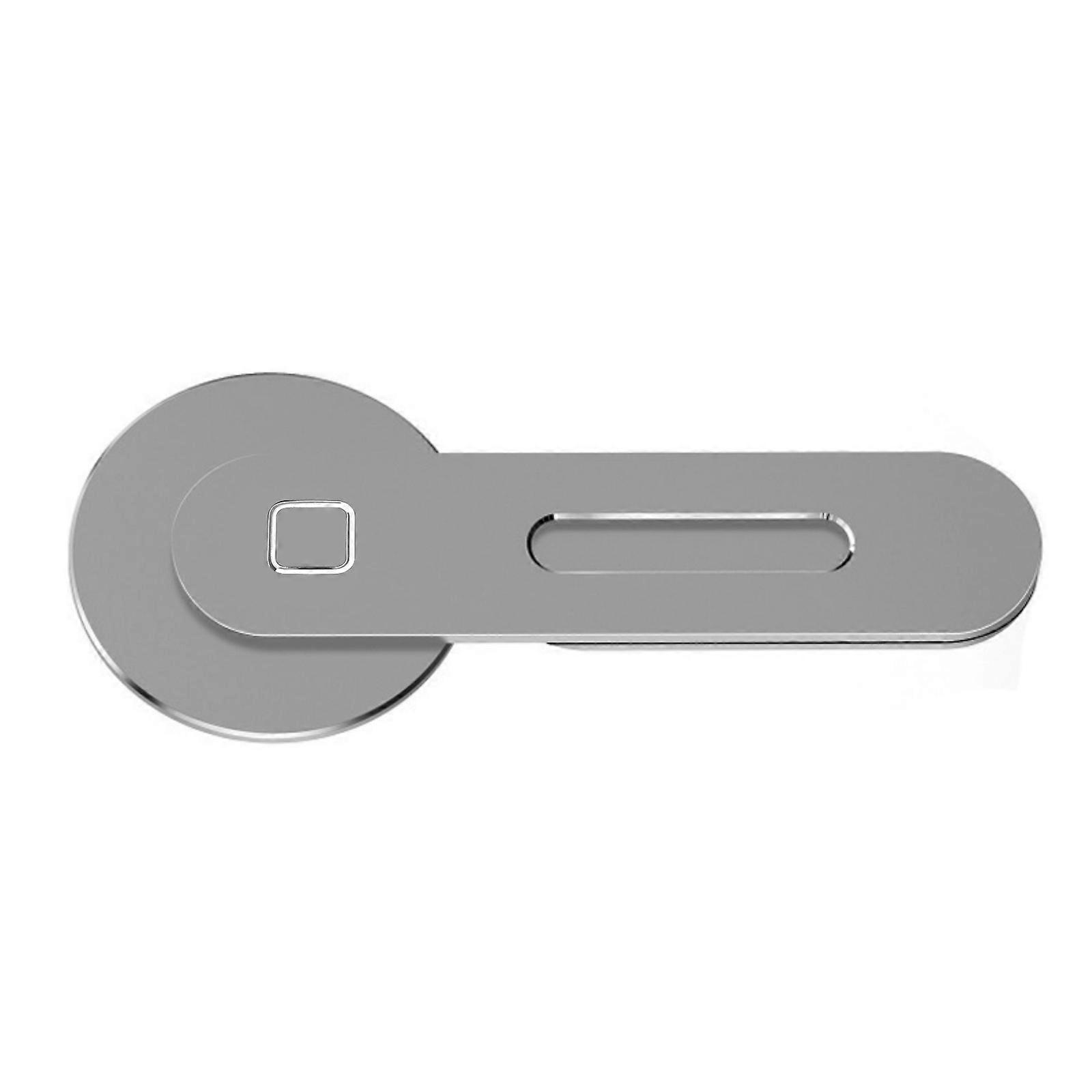 Aluminum Alloy Magnetic Phone Holder Rack for Laptop Computer Screen Flexible Positioning Offer Multiple Viewing Angle  Silver