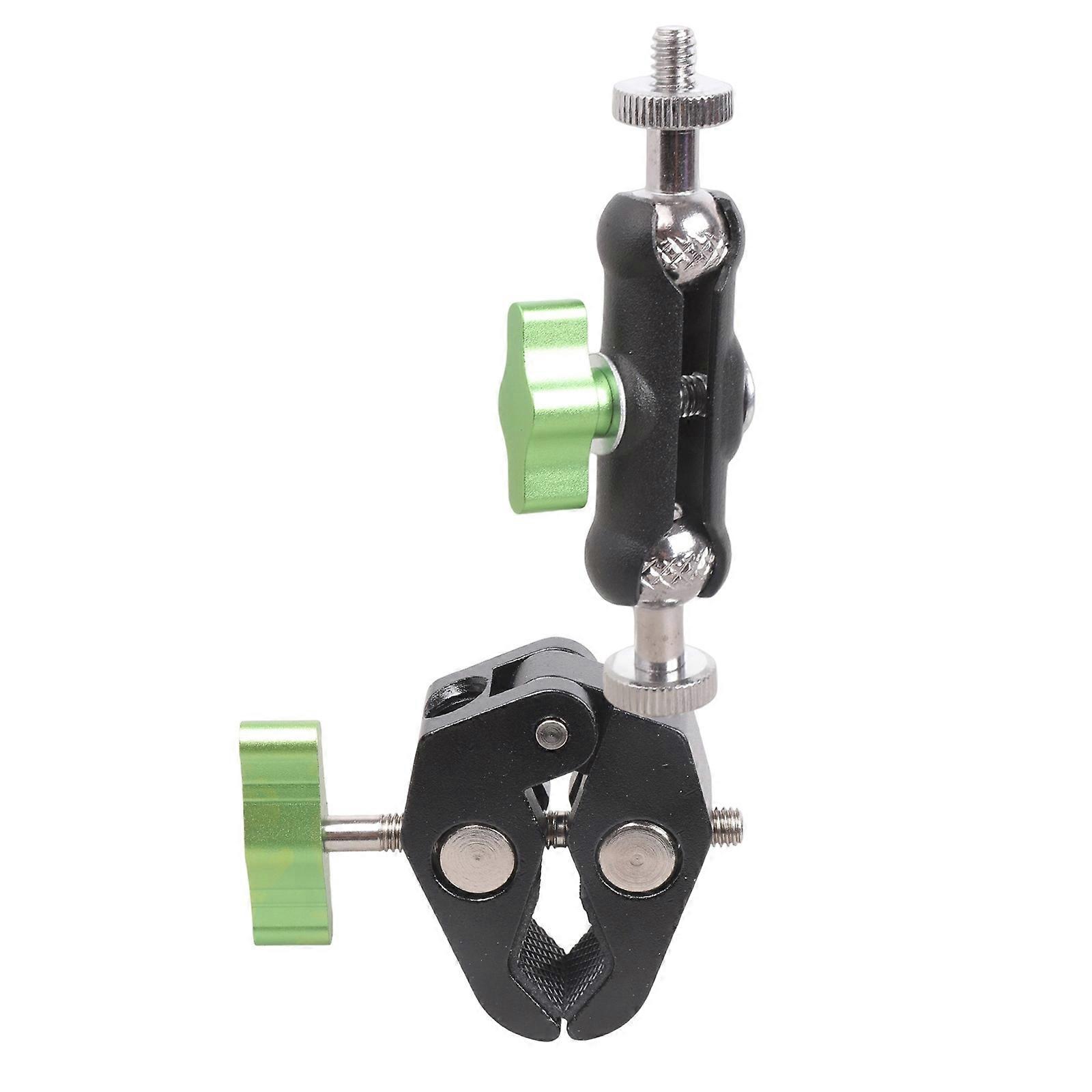 Professional Rotatable Bracket Ball Head 1/4inch Threaded Clamp For Phone Video Mount Action Camera LED Light Multicolor