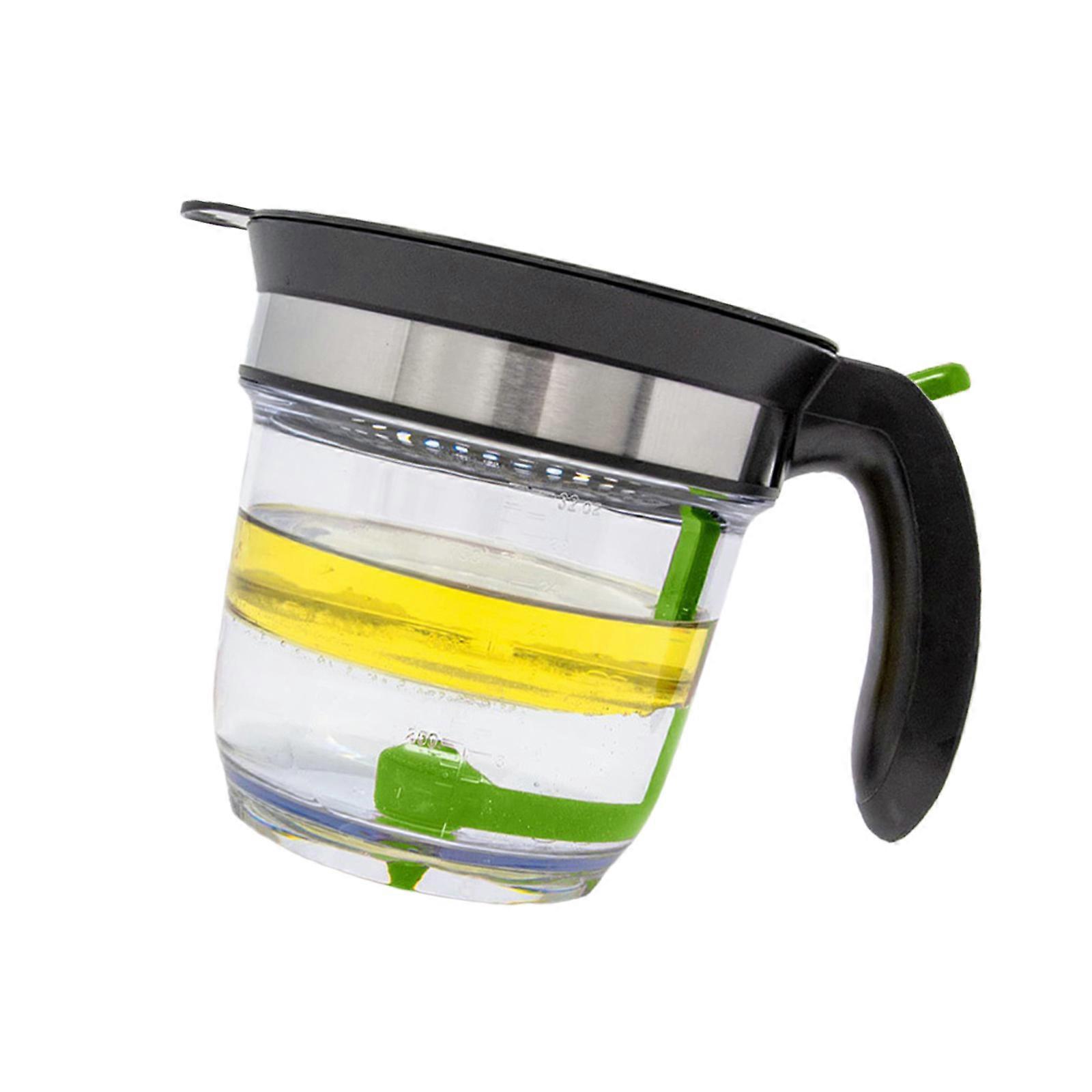 Multiple Purpose Plastic Condition Lard With Fine Fabric Screen Quick Straighten Solution For Home Cooks  Green