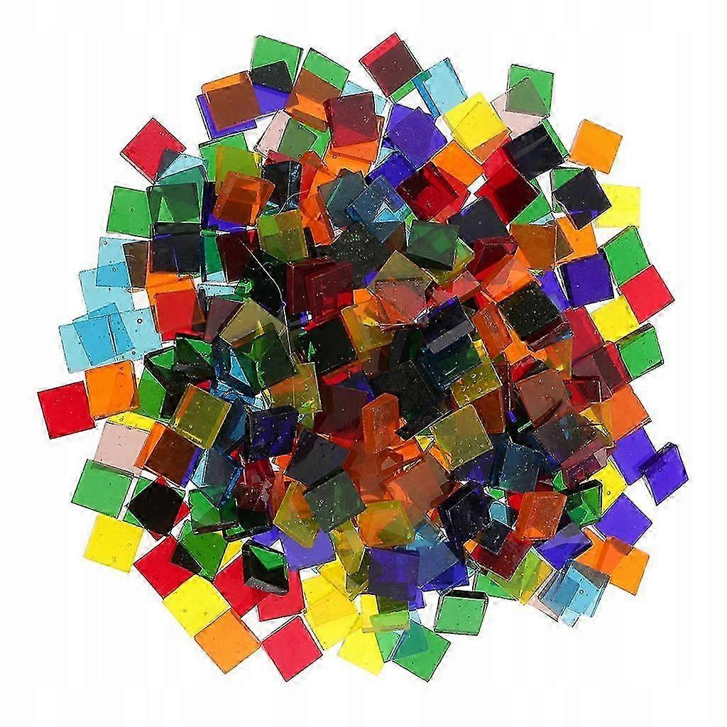 250x Assorted 10mm Clear Glass Pieces