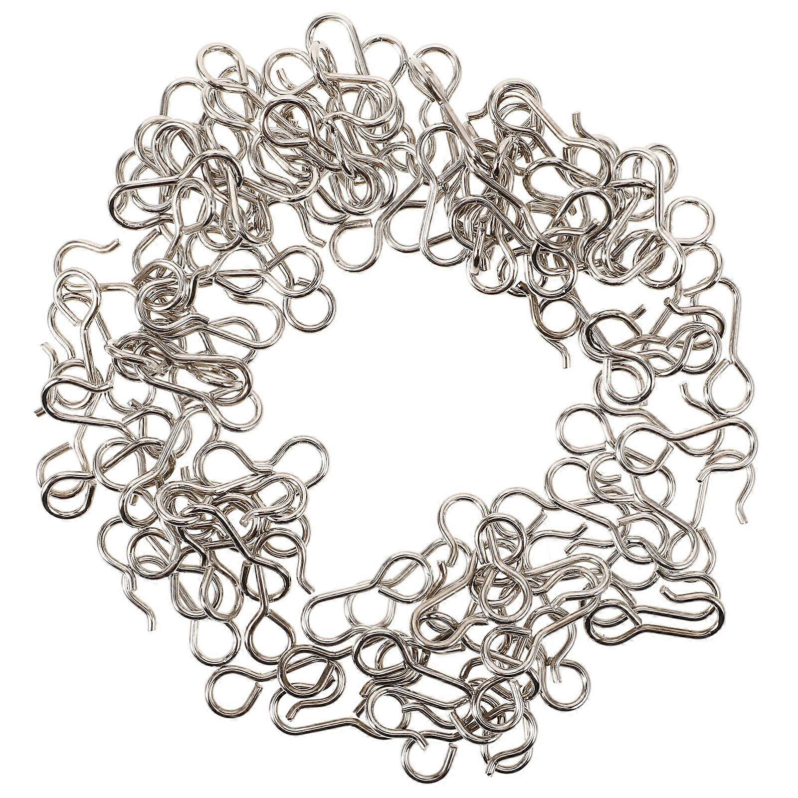 Robust Design 100Pcs Multipurpose Hooks For Ceiling Installation Home Decoration Silver Color Heavy Duty