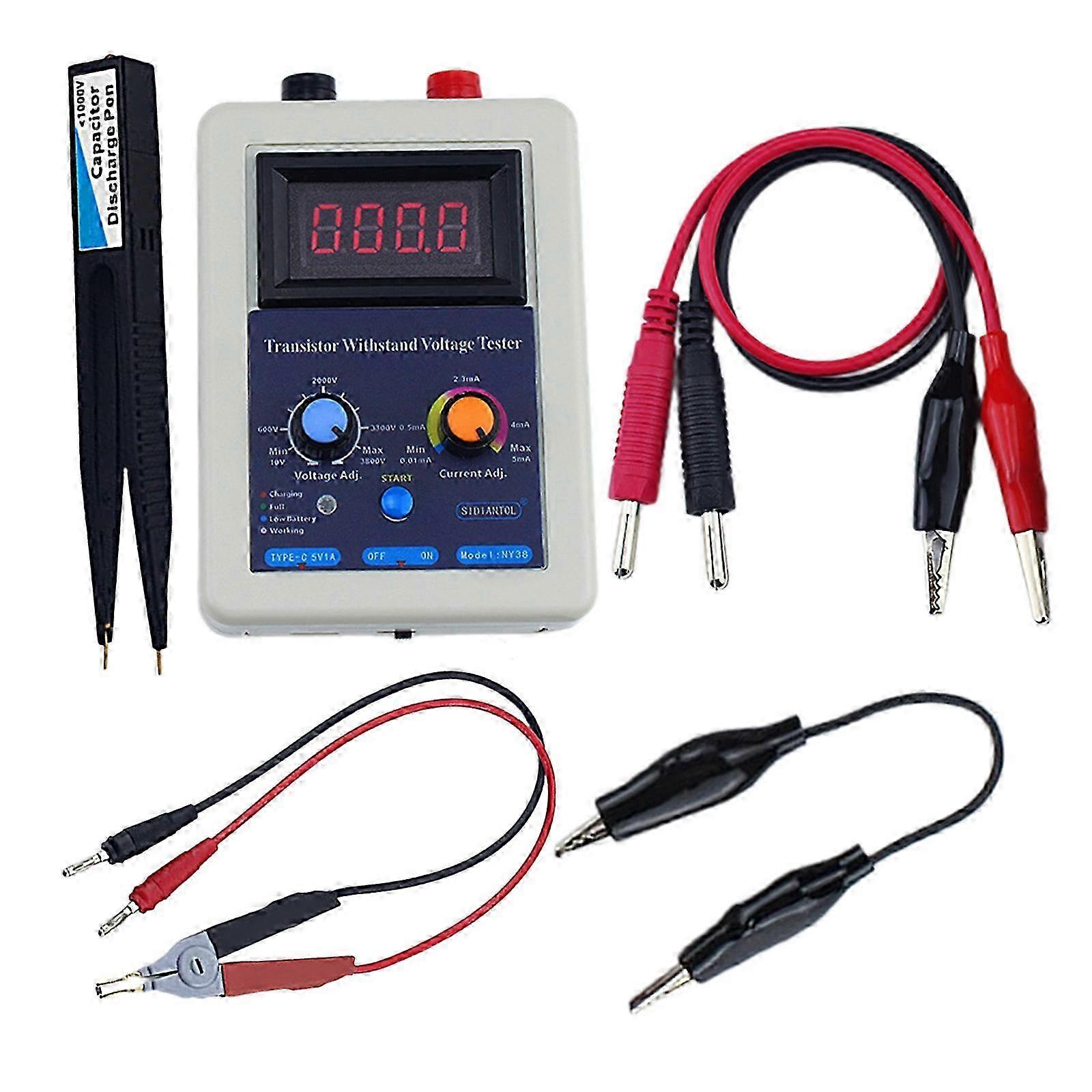 Advanced Electronic Component Tester 0-3800V Voltage Meter NY38 for Engineering and Maintenance of Power Equipment Edition 1117
