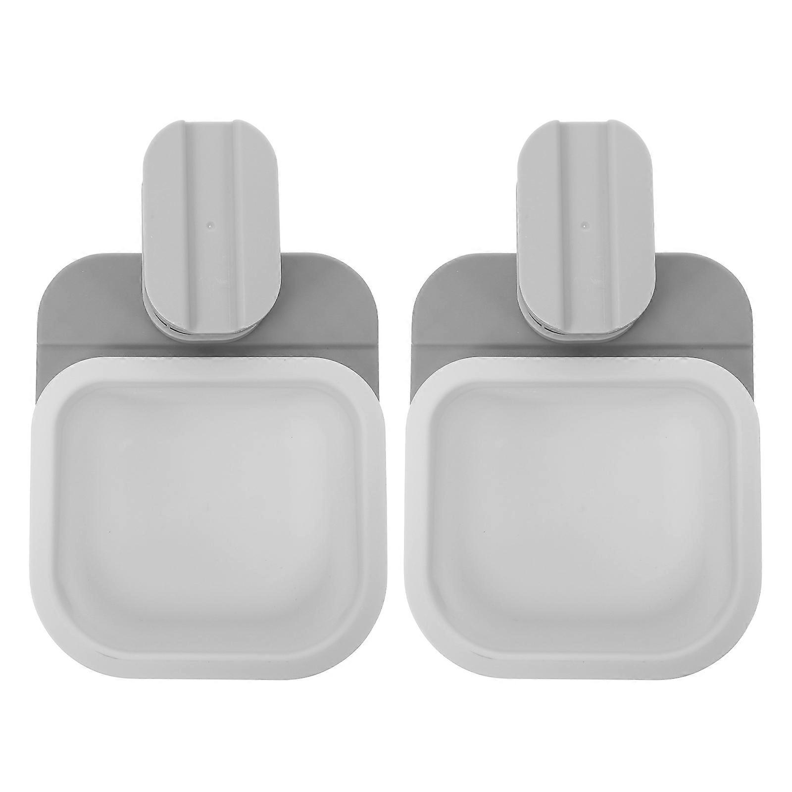 Plastic Desktop Waste Basket Rotatable Organizer for Small Spaces 2Pcs