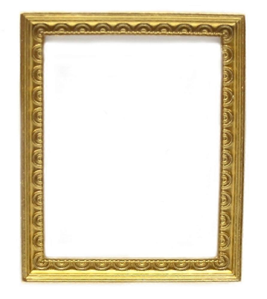 Dolls House Gold Decorative Empty Picture Painting Frame Miniature Accessory