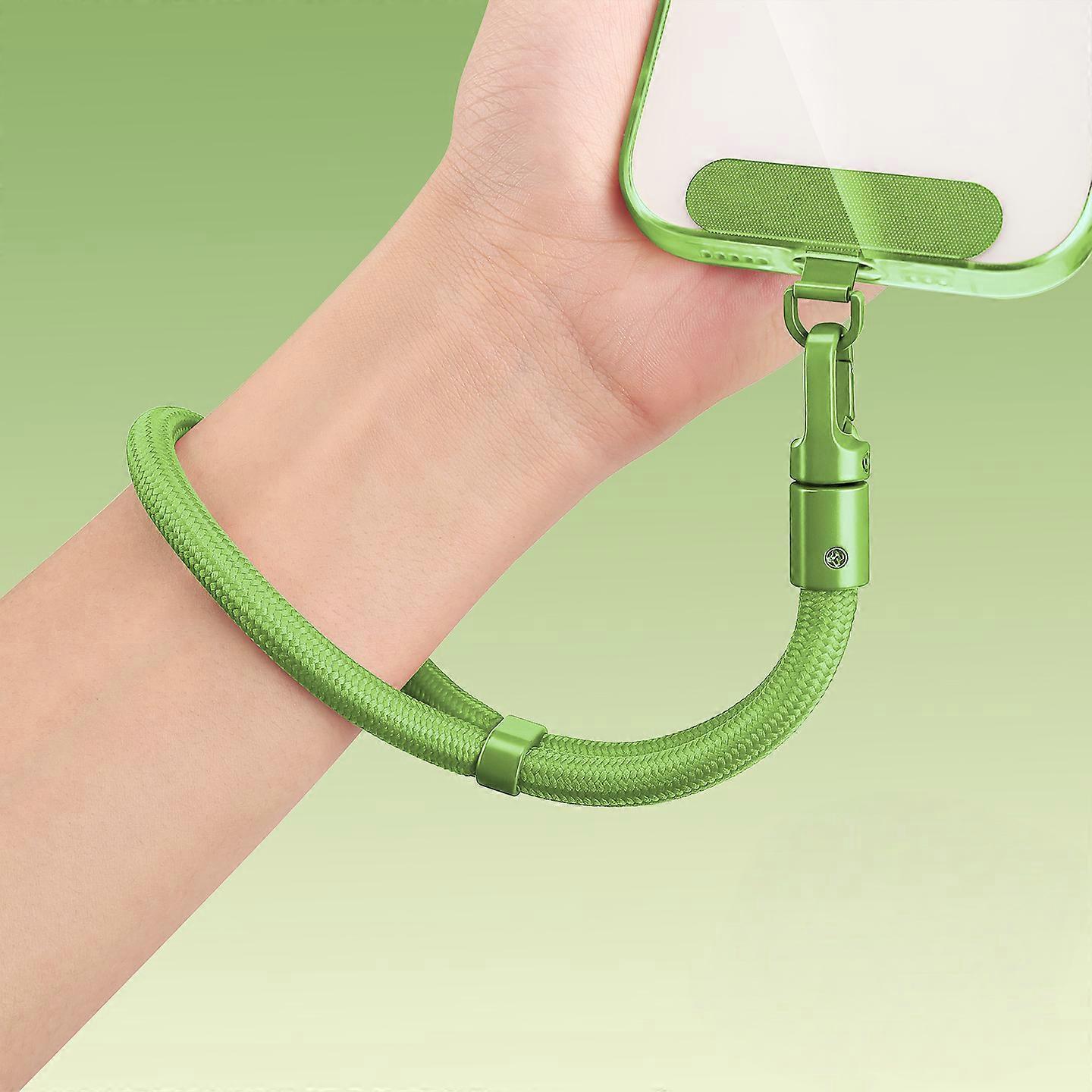 1pc Adjustable Mobile Phone Lanyard Short Wrist Strap with Self-locking Anti-drop Design Durable Polyester Universal Phone Strap