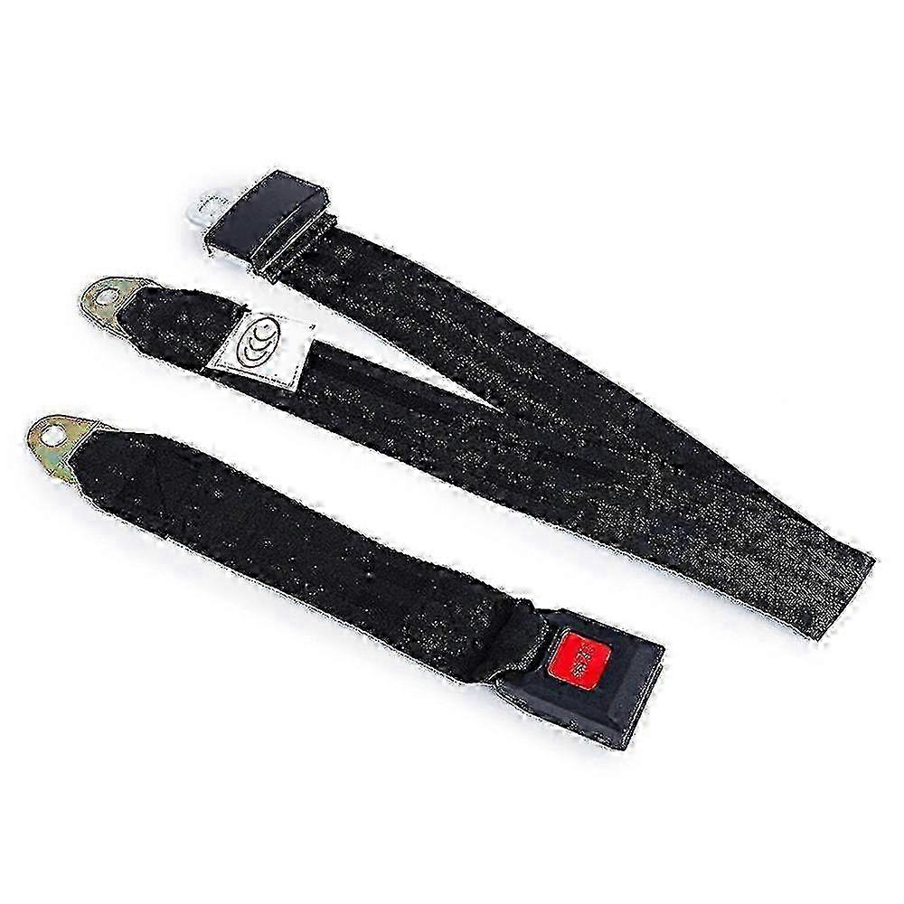 Hjyang Car Auto Bus Seat Safety Belt Lap 2 Point Adjustable Retractable Universal Seatb RKM