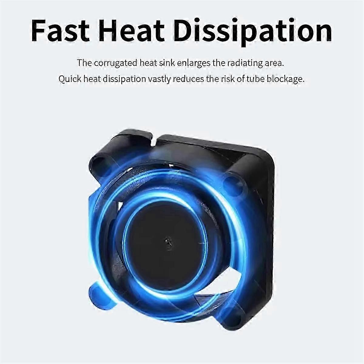 DC24V axial fan for Ender3 V3 SE Mini - 2510 cooling fan 0.1A for 3D printer hotend