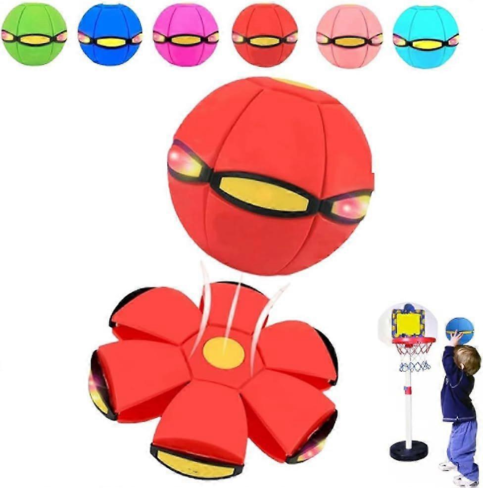 Exquisite Magic Bouncing Ball, Children's Bouncing Ball, Parent-Child Interaction with Lights, Dual Form Freely Switchable, for Educational Body Exerc