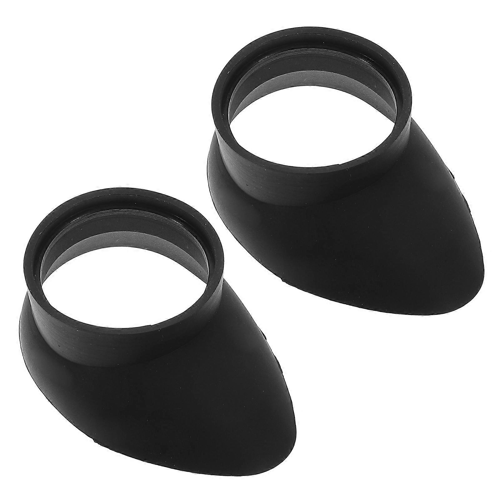 Microscope Eyepiece Lens Protector Covers for Telescope Use 2Pcs Rubber