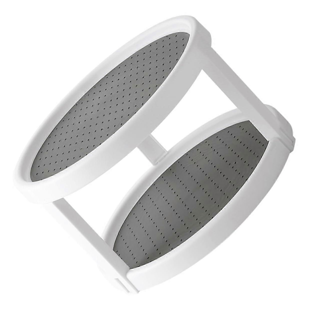 Rotating Spice Rack 360° Smooth Rotation Kitchen Organizer SpaceSaving Countertop Storage