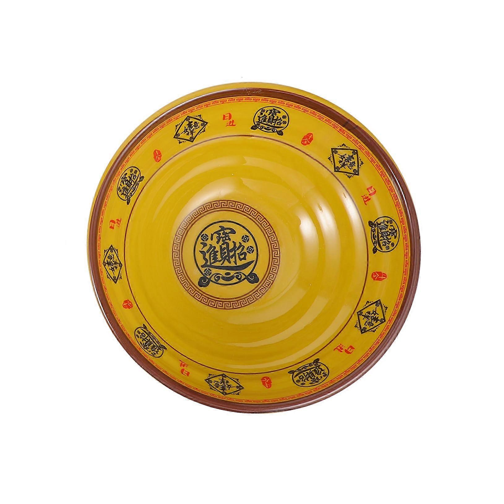 Large Ceramic Ramen Soup Bowl with Smooth Comfortable Rim, Microwave Safe, Stylish Curved Shape
