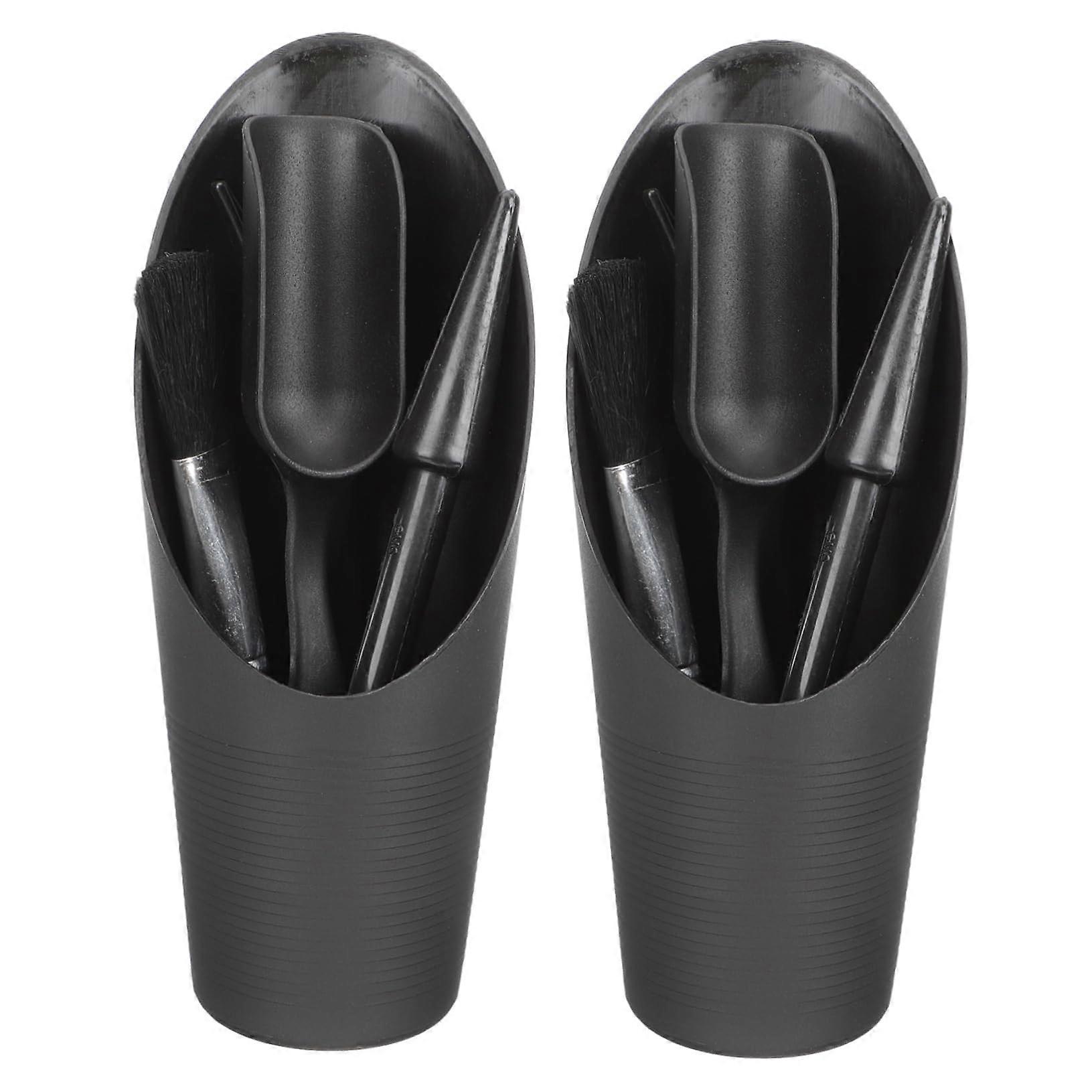 2 Sets Succulent Gardening Tools and Bonsai Tool Kit with Soil Scoop Weeder Brush for Indoor Plants