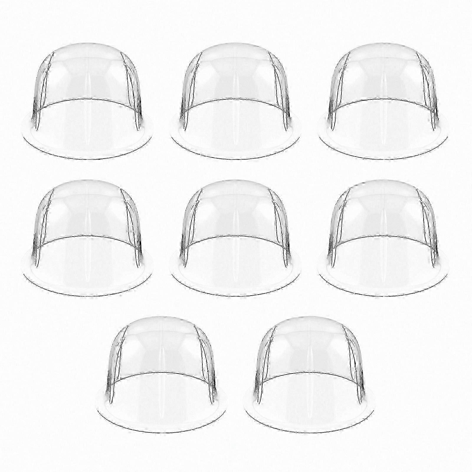 Adjustable Hat Display Stands - 8 Pack Plastic Racks for Collectors