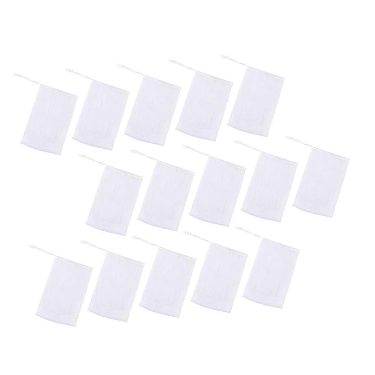 Foaming Soap Net 50pcs Double Layer Soap Saver Bag for Rich Foam Bath Shower and Face Cleansing