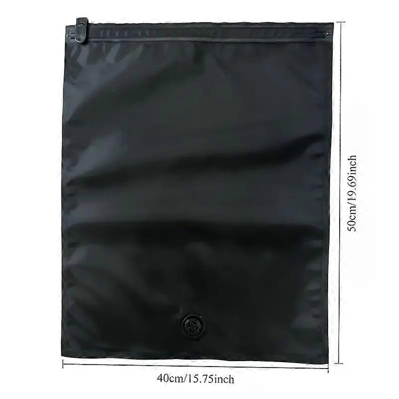 Hand Roll Vacuum Compression Bag with One-Way Valve, Reusable Compression Sack for Traveling and Camping, No Pump Required