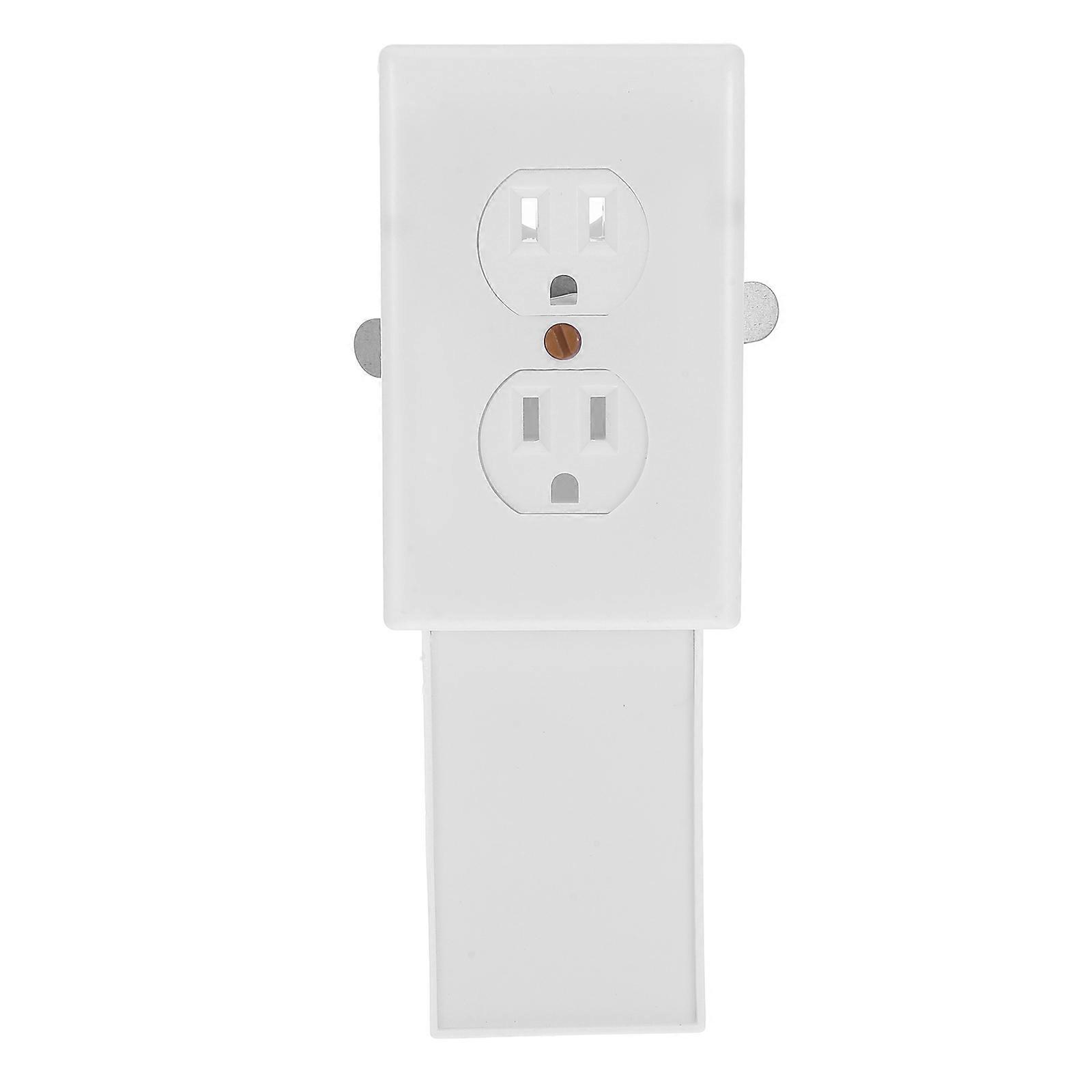 Socket Key Storage Box White Plastic Key Lock Box for Home