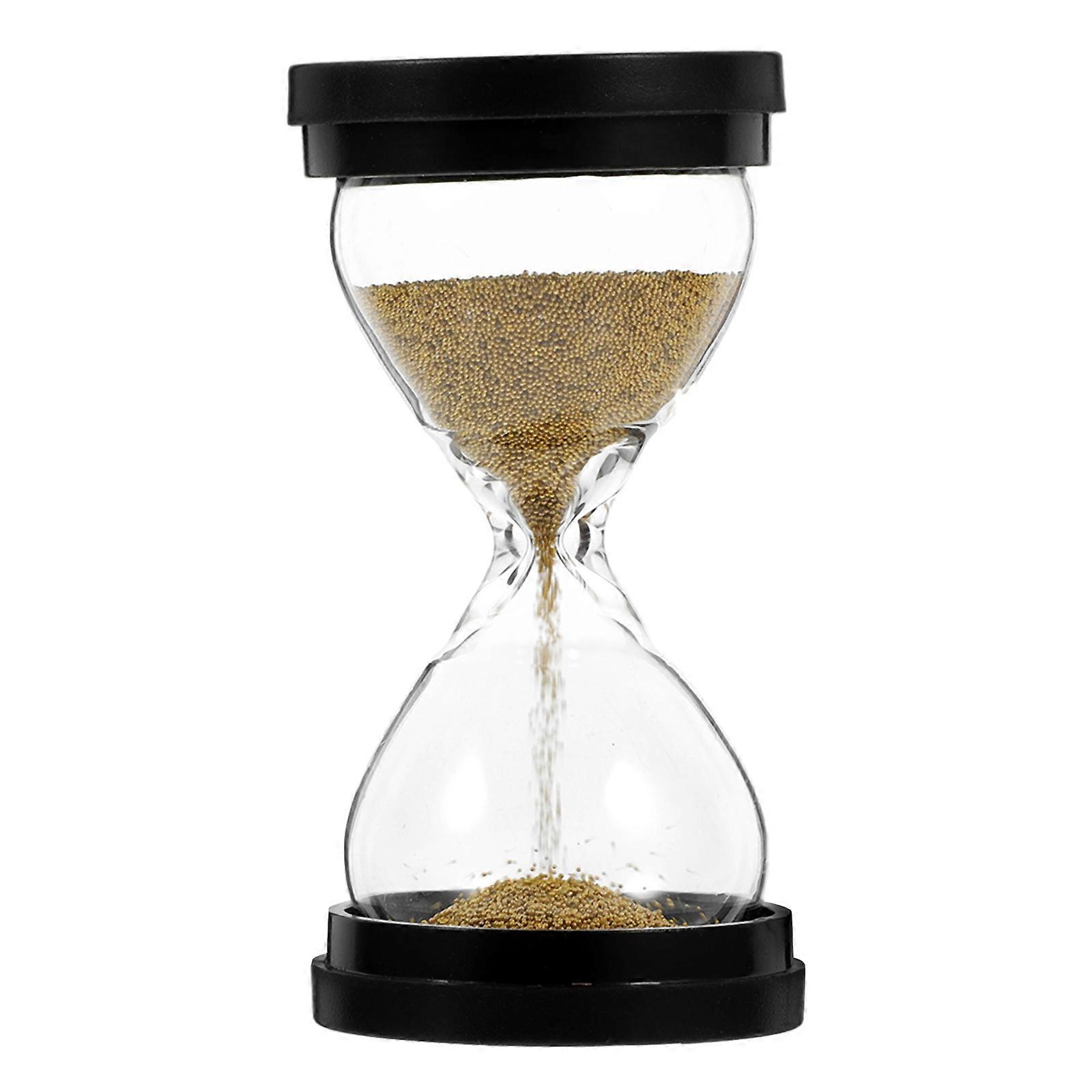 Gold Beads Hourglass Timer 30 Seconds for Decoration 2Pcs Set