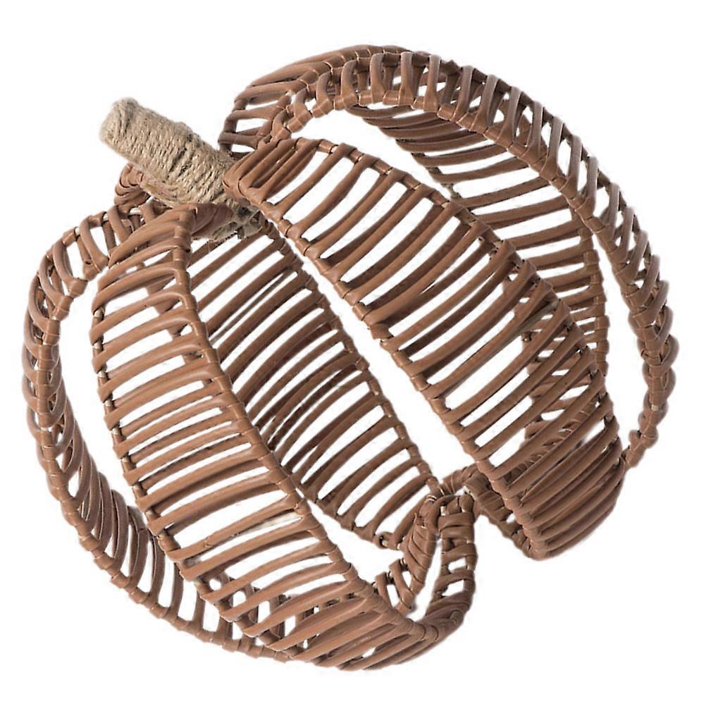 Woven Pumpkin Model for Decoration Handmade Small Pumpkin Table Centerpiece