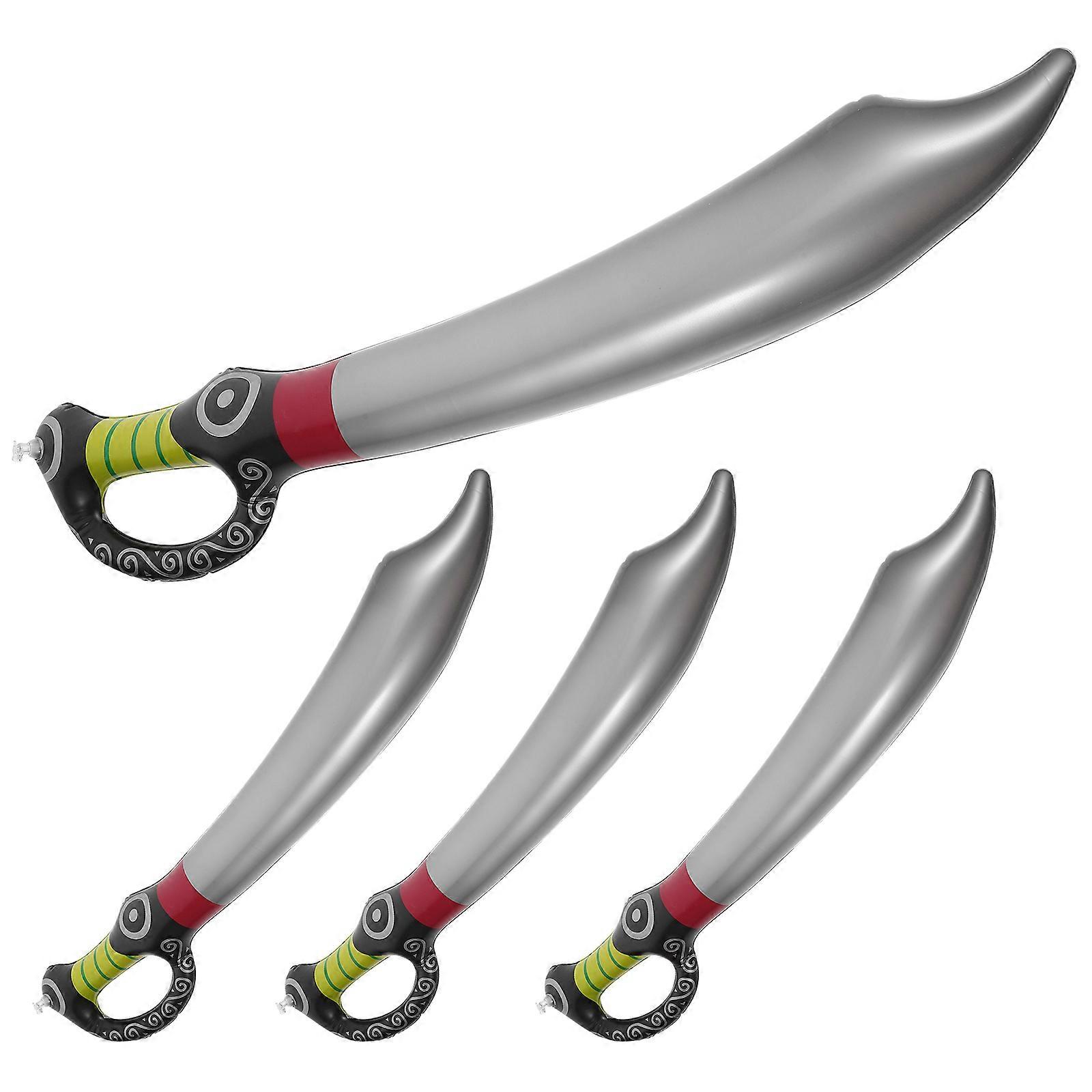 Inflatable Pirate Swords for Party with 5Pcs Kids Stage Performance Props